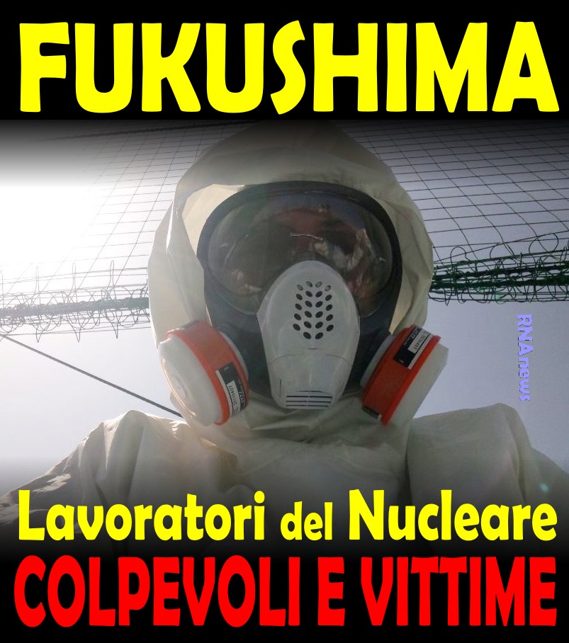 Un lavoratore della centrale nucleare di Fukushima (Yushi Saito)